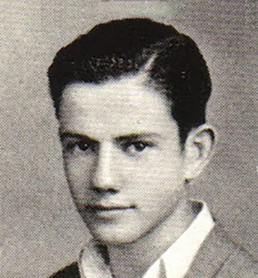 Brian as a teen-ager